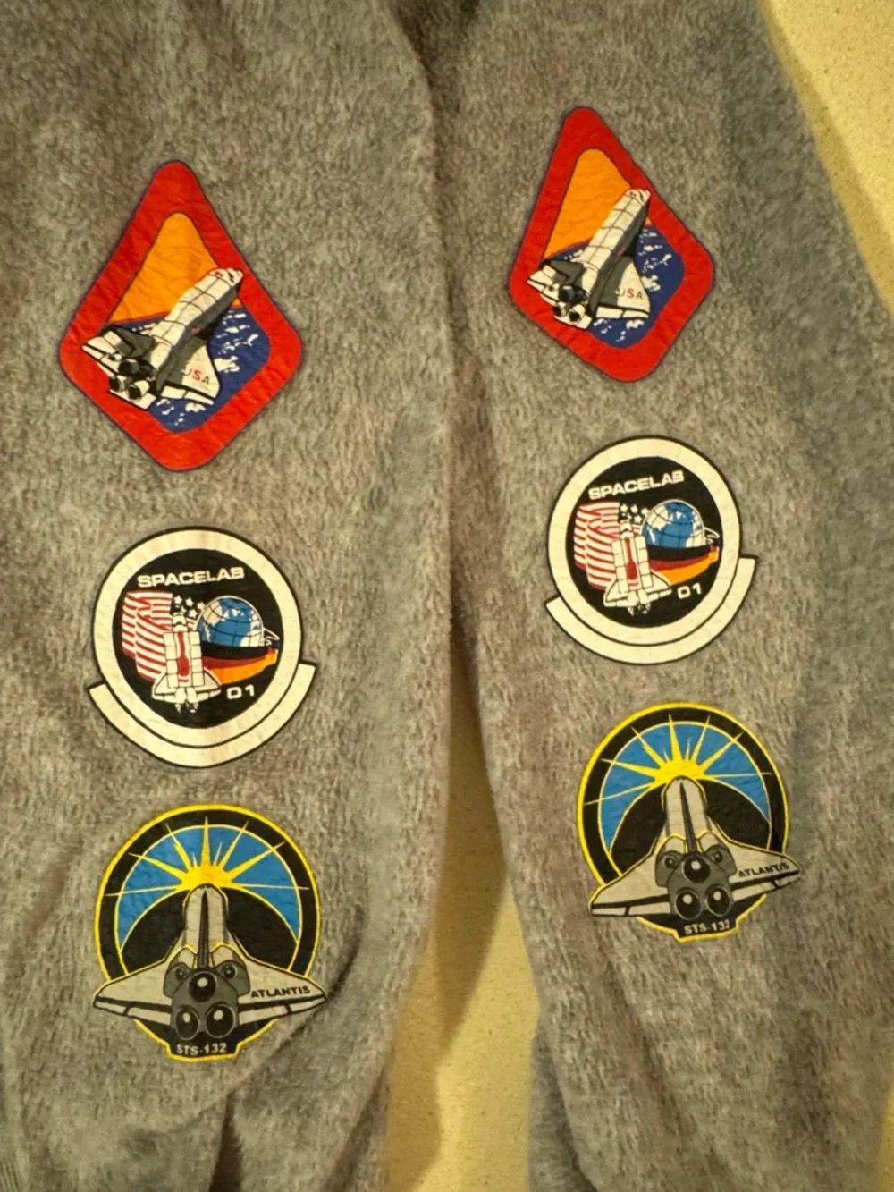 NASA P.Jammy Set Women’s Small Gray Lounge Sweatshirt & Joggers Space Graphic - Picture 8 of 17